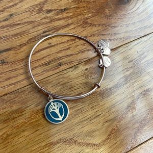 Rose gold Alex and Ani, acorn charm